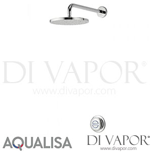 Aqualisa QZD.A2.BR.14 Quartz Digital Concealed Shower with Fixed Head Gravity Pumped Spare Parts