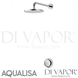 Aqualisa QZD.A2.BR.18 Quartz Smart Concealed Shower with Fixed Head Gravity Pumped Spare Parts