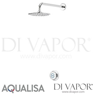 Aqualisa QZD.A2.BR.20 Quartz Classic Smart Digital Shower Concealed w/ Fixed Wall Head (Gravity Pumped) Spare Parts