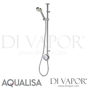 Aqualisa QZD.A2.EV.18 Quartz Smart Exposed Shower with Adjustable Head for Gravity Pumped Spare Parts