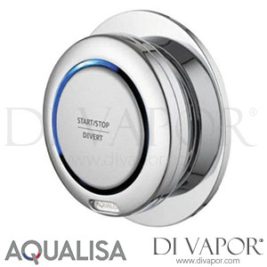 Aqualisa QZD.B3.DVWR.14 Quartz Wireless Secondary Start/Stop Button with Divert Spare Parts