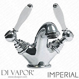 Imperial Radcliffe Chrome Mono Basin Mixer with White Levers + Waste - RADBMWCP Spare Parts