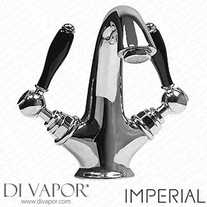 Imperial Radcliffe Chrome Tall Mono Basin Mixer with Black Levers + Waste - RADTBMBCP Spare Parts