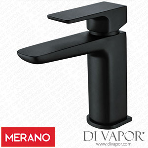 Merano RAKMOO3001B Modern Mono Basin Mixer Tap Single Lever Square Spare Parts