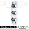 Hudson Reed Rapid Triple Concealed Thermostatic Shower Valve Spare Parts