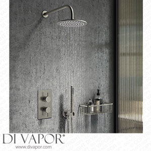 Arezzo Gunmetal Grey Round Thermostatic Shower Pack with Head + Handset - RD4GMPK Spare Parts