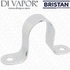 Bristan Barratts Shower Hose Retaining Bracket Chrome Plated