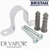 Bristan RET BKT C Barratts Shower Hose Retaining Bracket Chrome Plated