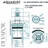 Rangemaster Aquadisc Tap Cartridge Diagram