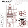 Rangemaster Aquadisc Tap Cartridge Diagram