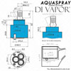 Rangemaster Aquaspray Tap Cartridge Diagram