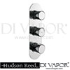 Hudson Reed Round Shower Valve With Diverter Spare Parts