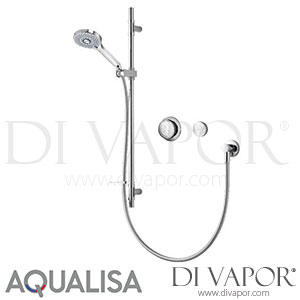 Aqualisa RS.A2.BV.18 Rise Smart Concealed Adjustable Shower Head Gravity Pumped Spare Parts