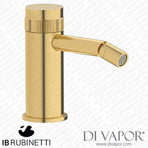 IB Rubinetti RX220OS Reflex Monohole Bidet Hydroprogressive Mixer Complete with Drain Spare Parts