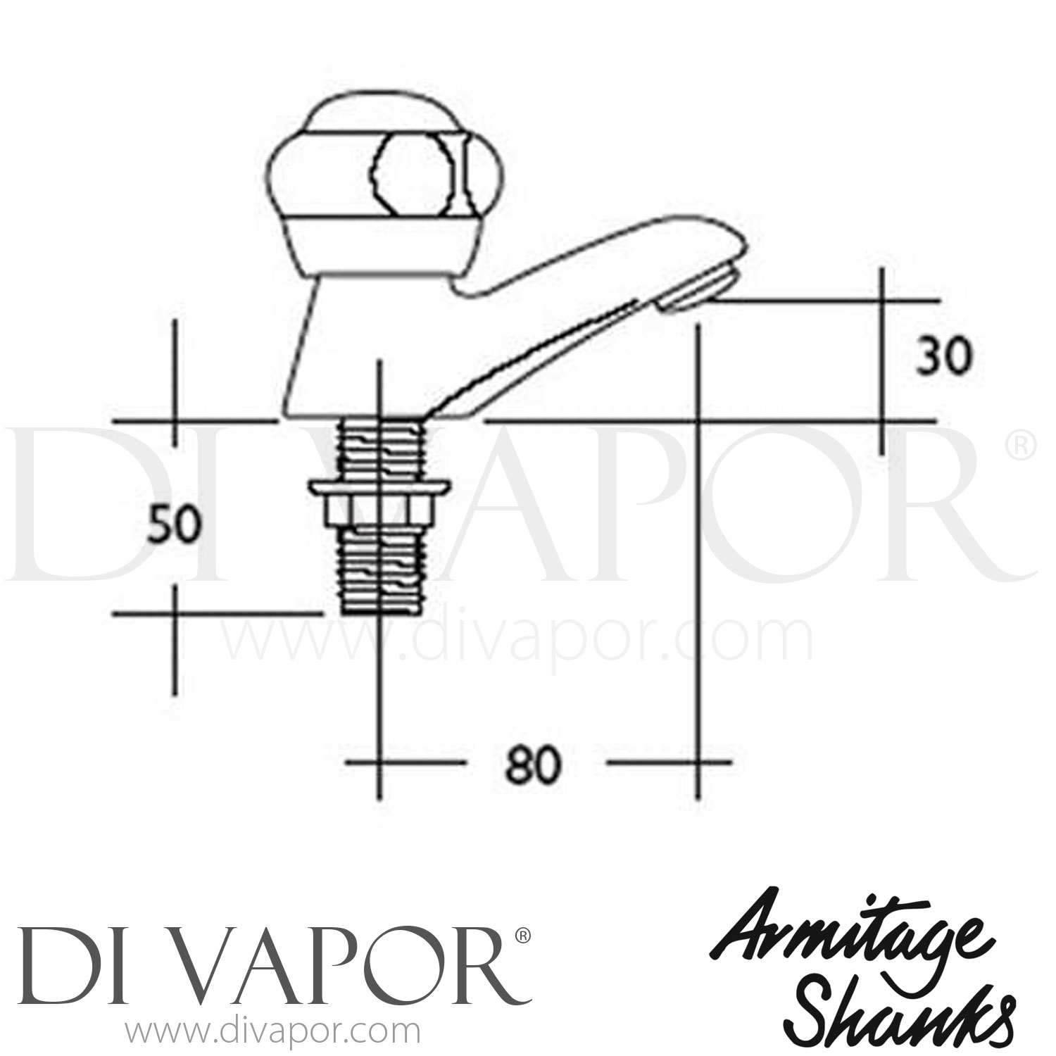 Armitage Shanks Millenia Q/T Pair Quarter Turn Bath Taps Spare Parts ...