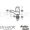 Armitage Shanks S7031AA Spare Diagram