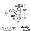 Armitage Shanks S7035AA GEN1 Spare Diagram