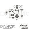 Armitage Shanks S7035AA Spare Diagram