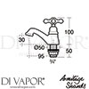 Armitage Shanks S7038AA Spare Diagram