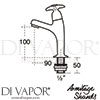 Armitage Shanks S7163AA Spare Diagram