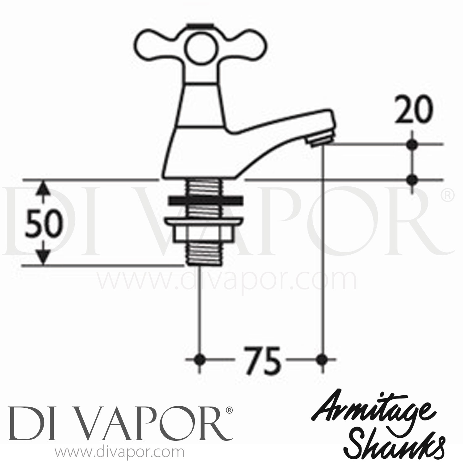 Armitage Shanks S7285AA Priory Basin Pillar Taps Spares