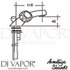 Armitage Shanks S7356AA Spare Diagram