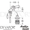 Armitage Shanks S7365AA Spare Diagram