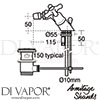 Armitage Shanks S7530AA Mixer Spare Diagram