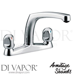 Armitage Shanks Alterna Quadrant Dual Control Two Taphole Sink Mixer Kitchen Tap Spare Parts S7935AA GEN1