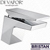 Bristan - Sail Contemporary Basin Mixer with Clicker Waste - Chrome - SAI BAS C