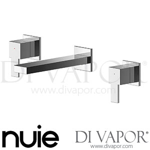 Nuie SAN317 Sanford Chrome 3TH Wall Mounted Basin Mixer Spare Parts