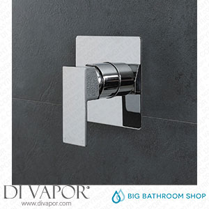 Big Bathroom Shop SB1106CH Milano Arvo - Modern Square Manual Shower Valve - One Outlet - Chrome Spare Parts