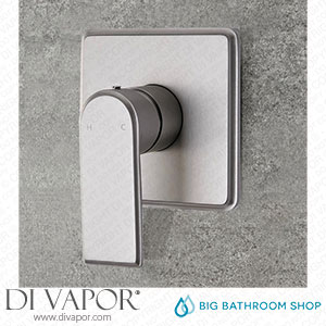 Big Bathroom Shop SB1506N Milano Ashurst - Modern 1 Outlet Manual Shower Valve - Brushed Nickel Spare Parts