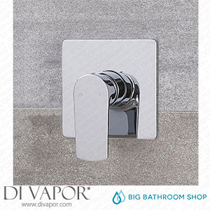 Big Bathroom Shop SB1606C Milano Hunston - Modern Manual Shower Valve - One Outlet - Chrome Spare Parts