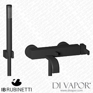 IB Rubinetti SB250NP Superbox Wall Mounted Bath Filler Complete with Shower Kit Spare Parts