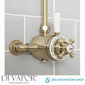 Big Bathroom Shop SB3111AB Milano Elizabeth - Traditional Dual Control Exposed Thermostatic Shower Valve - Brushed Gold Spare Parts