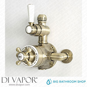 Big Bathroom Shop SB3112AB Milano Elizabeth - Traditional Twin Exposed Thermostatic Shower Valve - Brushed Gold Spare Parts