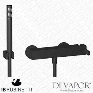 IB Rubinetti SB350NP Superbox Wall Mounted Shower Mixer with Shower Kit Spare Parts