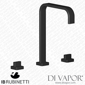 IB Rubinetti SB390NP Superbox Three Holes Washbasin Set with Tall Spout Spare Parts