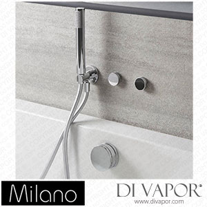 Milano SBDIG1213 Vis Digital Thermostatic Control Bath Filler Chrome Spare Parts