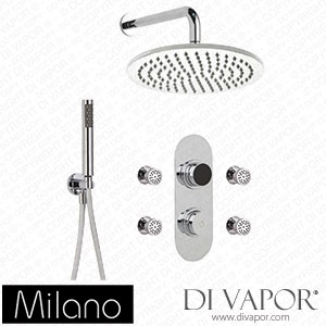 Milano SBDIG1301 Vis Chrome Thermostatic Digital Shower (3 Outlet) Spare Parts