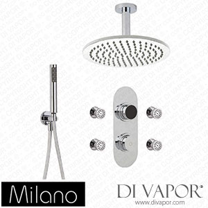 Milano SBDIG1302 Vis Chrome Thermostatic Digital Shower (3 Outlet) Spare Parts