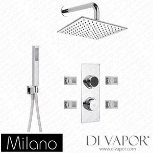 Milano SBDIG1303 Vis Chrome Thermostatic Digital Shower (3 Outlet) Spare Parts