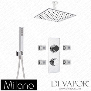 Milano SBDIG1304 Vis Chrome Thermostatic Digital Shower (3 Outlet) Spare Parts