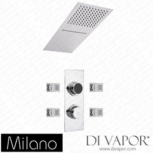 Milano SBDIG1309 Vis Chrome Thermostatic Digital Shower (3 Outlet) Spare Parts