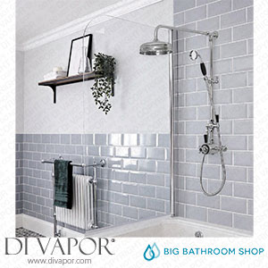 Big Bathroom Shop SBDU3101CB Milano Elizabeth - Chrome and Black Traditional Dual Exposed Thermostatic Shower with Grand Rigid Riser Rail (2 Outlet) Spare Parts