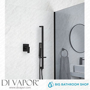 Big Bathroom Shop SBMAN1102BL Milano Preto - Black Shower with Riser Rail and Hand Shower (1 Outlet) Spare Parts