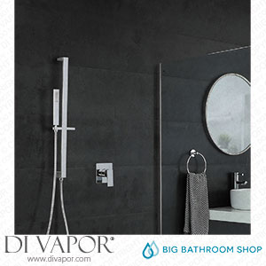 Big Bathroom Shop SBMAN1102C Milano Arvo - Chrome Shower with Square Hand Shower and Riser Rail (1 Outlet) Spare Parts