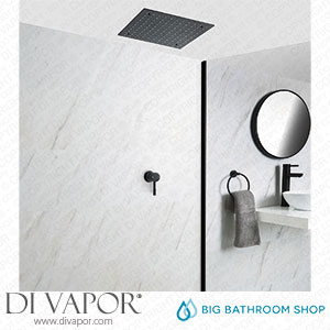 Big Bathroom Shop SBMAN1204B Milano Nero - Black Shower with Recessed Shower Head (1 Outlet) Spare Parts