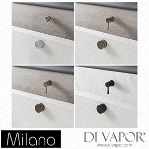 Milano SBMAN1208-MVL Modern One Outlet Valve with Bath Filler Spare Parts